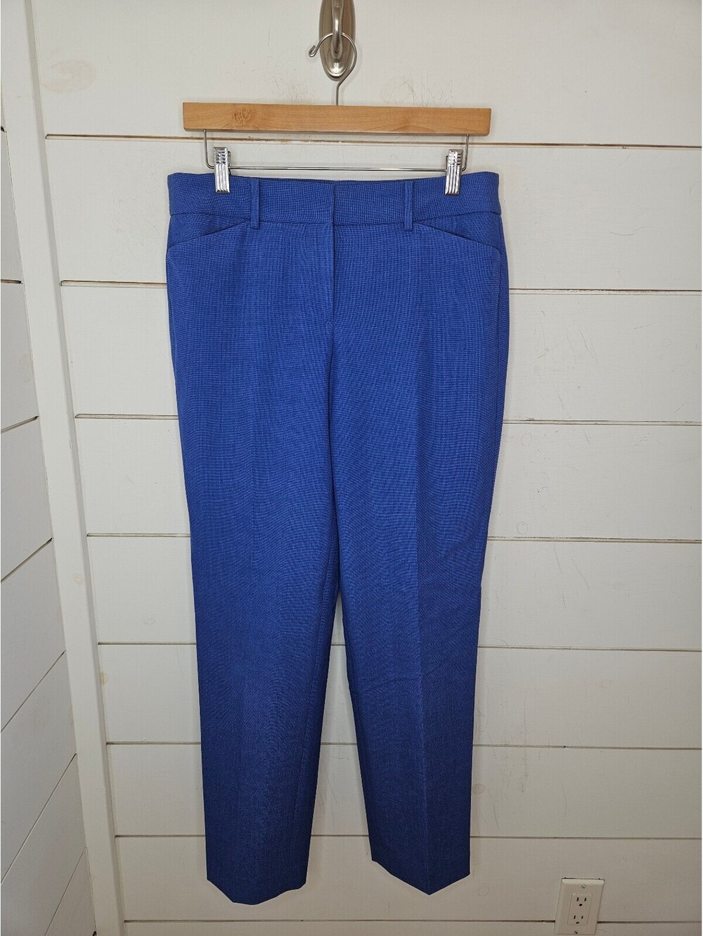 Talbots Hampshire Ankle Curvy size 4 blue dress pants
